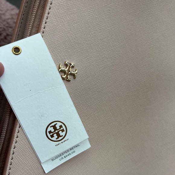 Tory Burch Saffiano Leather Tote/ Light Oak/Excellent Condition - Picture 3 of 16